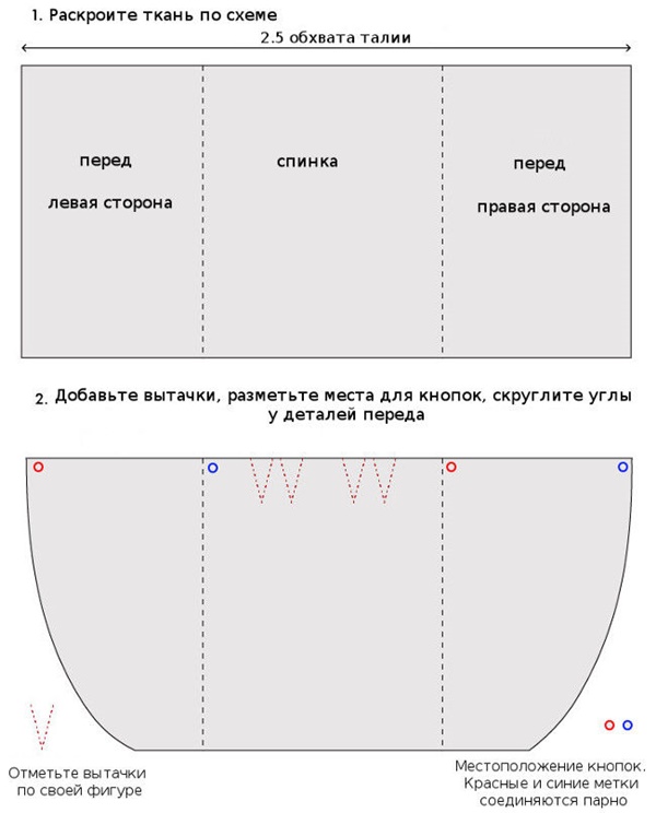 Пляжная юбка
