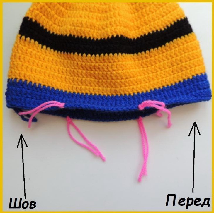 Детская шапка миньон для мальчика спицами: описание и схема
