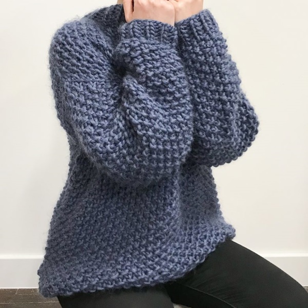 Схема вязания свитера для начинающих
