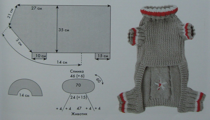 Два мастер-класса по пошиву и вязанию одежды для Той-терьера с таблицей размеров